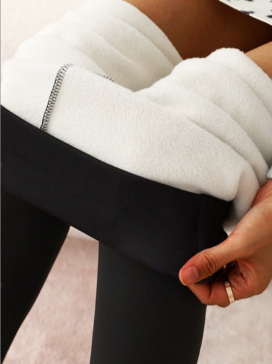 Basic Elasticity Skinny Solid Leggings
