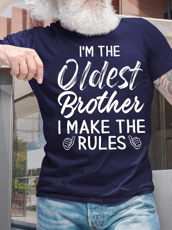 Lilicloth X Abu Gift For Brother I'm The Oldest Brother Mens T-Shirt