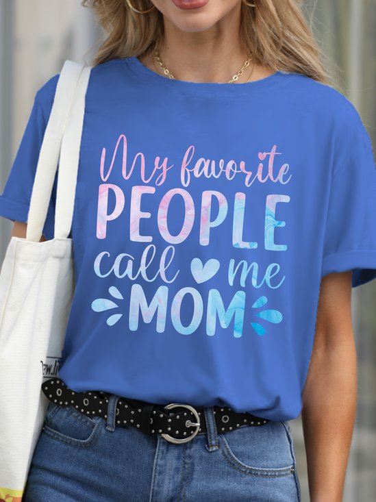 Lilicloth X Abu My Favorite People Call Me Mom Women's T-Shirt