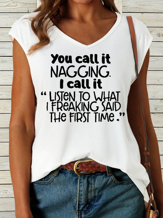 Women's Funny You Call It You Nail It Casual Tank Top
