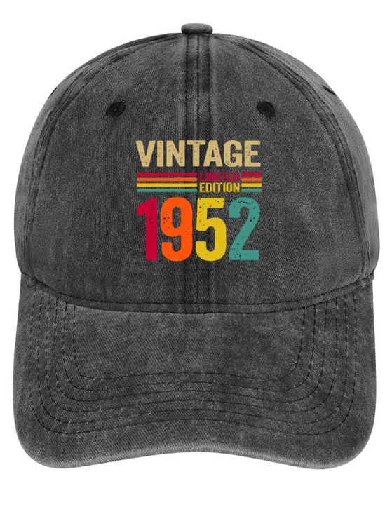 Men's /Women's vintage limited edition1952  Denim Hat
