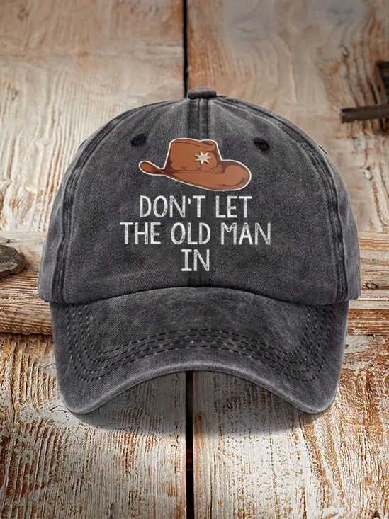 Don't Let The Old Man In Sun Denim Hat