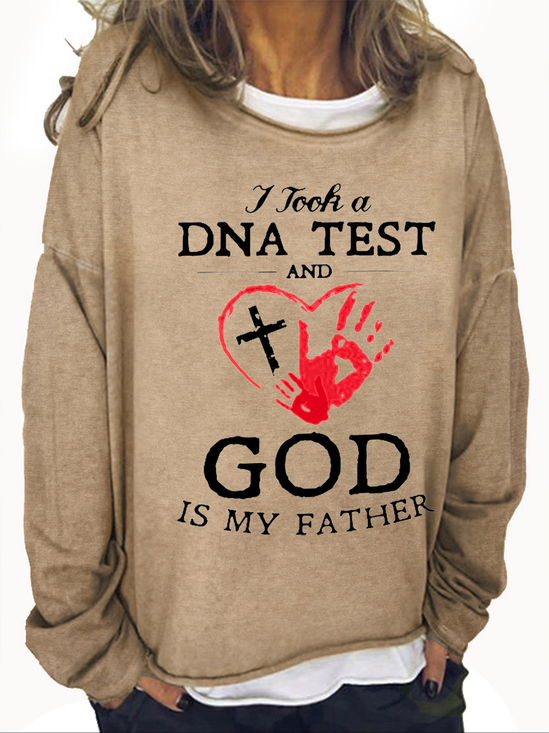 I Took A Dna Test And God Is My Father Sweatshirt