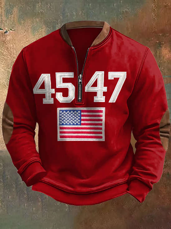 Men's Vintage Flag Sweatshirt