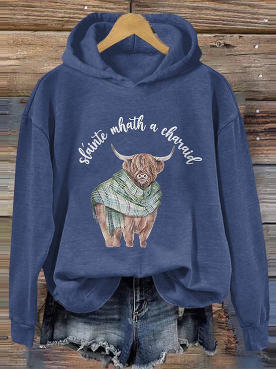Scottish Highlands Bull Hoodie