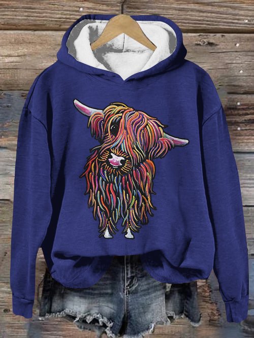 Scottish Highlands Bull Hoodie