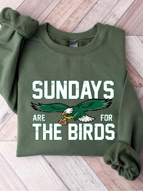 Philadelphia Football Sweatshirt,Sundays are for the Birds,Bird Gang Football sunday,Philadelphia Eagls Sweatshirt
