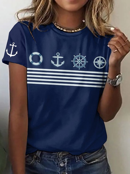 Casual Cotton Regular Fit T-Shirt