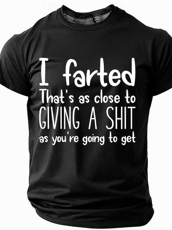 Men's Funny Slang Short Sleeve T shirt