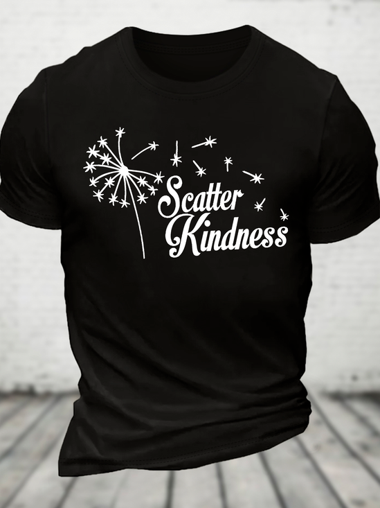 Scatter Kindness Wildflowers Cotton T-Shirt