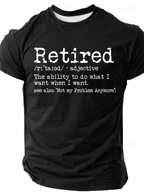 Fun Retirement Programming Cotton T-Shirt