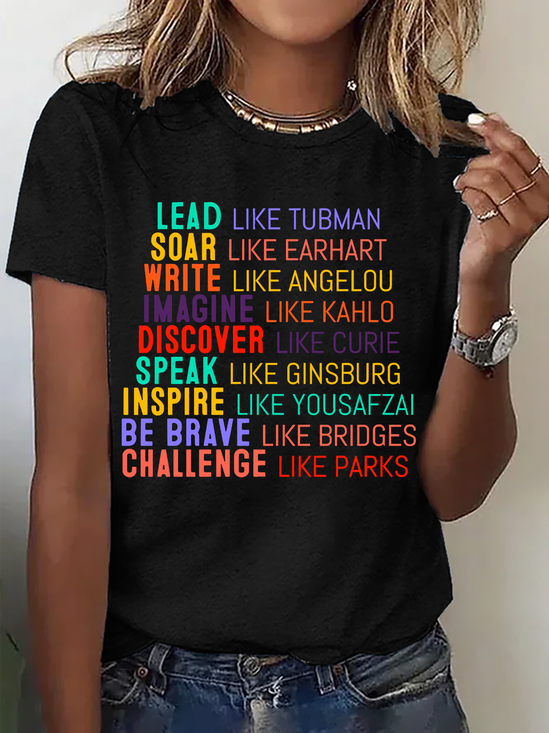 Celebrating Strong Women Cotton T-Shirt
