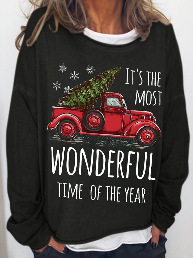 It's The Most Wonderful Time Of The Year Casual Christmas Sweatshirt