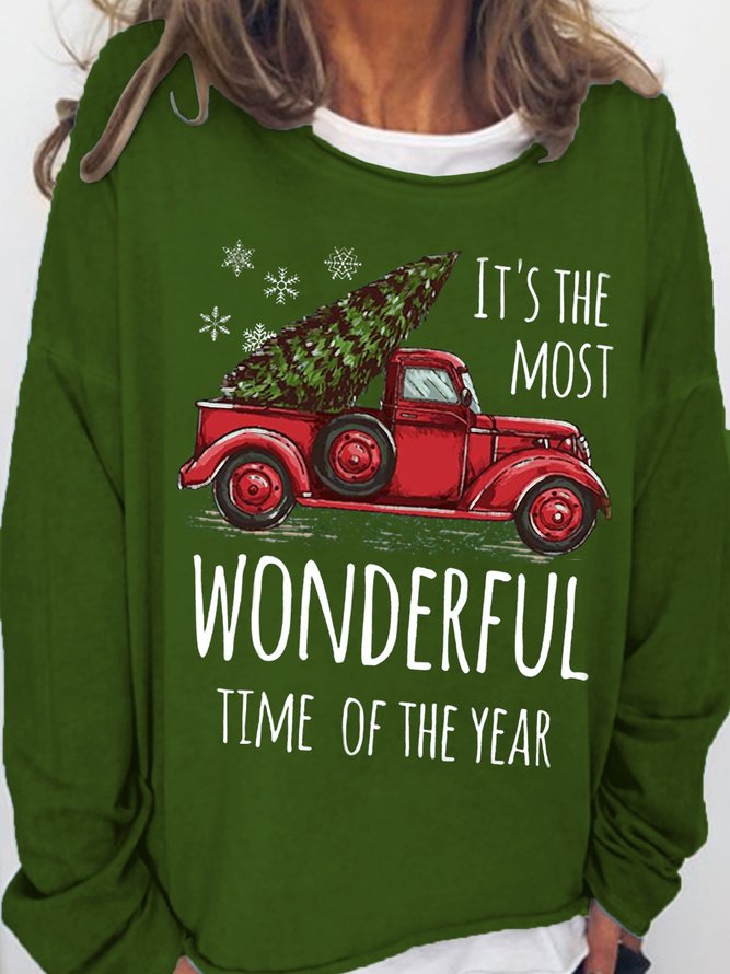 It's The Most Wonderful Time Of The Year Casual Christmas Sweatshirt