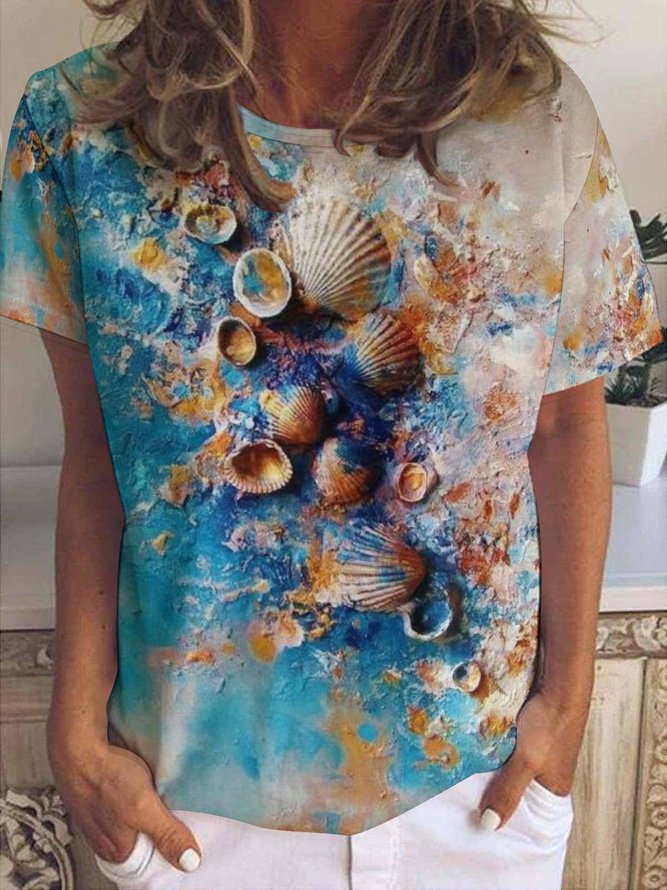 Ocean Shells Sweet Short Sleeve T-Shirt