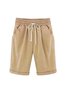 Lace Up Elastic Waistband Loose Summer Short Pant for Women