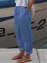 Loose Cotton Casual Pants