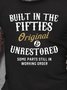 Funny Built In The Fifties Printed T-shirt for Men