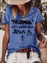 Normal Isn't Coming Back But Jesus Is Revelation 14 Short sleeve Top