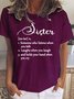 Funny SISTER(SIS-TAR") Short sleeve tops