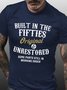 Funny Built In The Fifties Printed T-shirt for Men