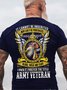 I OWN IT FOREVER THE TITLE ARMY VETERAN Casual Short Sleeve T-Shirt