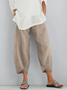 Women Cotton Pant Spring Summer Casual Pant