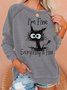 I'm Fine Everything Is Fine Women's Sweatshirt