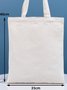 Girls Trip Text Letters Commuting Canvas Shopping Tote