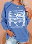 Womens Funny Goat It's Fine I'm Fine Everything Is Fine Casual Sweatshirt