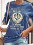 Womens Jesus Is The Key Casual Sweatshirt