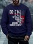 Men Veteran Thing You Wouldn’t Understand Text Letters Sweatshirt