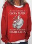 Womens I Do Not Have Gray Hair Letters Sweatshirt