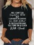 Womens Funny No I Can't Do Snapchat Or TikTok Letters Top