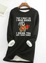 Women's Owl That’s What I Do I Read Books I Drink Tea And I Know Things Warmth Fleece Sweatshirt