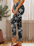 Valentines Day Heart Pattern Womens Tummy Control Legging