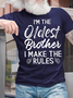 Lilicloth X Abu Gift For Brother I'm The Oldest Brother Mens T-Shirt