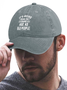 Men's It Is Weird Being The Same Age As Old People Funny Graphic Printing Regular Fit Adjustable Denim Hat Regular Fit Adjustable Denim Hat