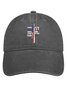 I Kneel At The Cross And Stand At The Flag Denim Hat