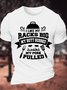 Men's I Like My Racks Big My Butt Rubbed My Pork Pulled Funny Graphic Printing Loose Cotton Casual Text Letters T-Shirt