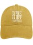Men's /Women's That's What I Do I Fix Stuff And I Know Things Funny Graphic Printing Regular Fit Adjustable Denim Hat