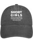 Men's /Women's Short Girls God Only Things Grow Until They Perfect  Funny Graphic Printing Regular Fit Adjustable Denim Hat