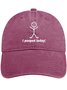 Men's /Women's I Pooped Today Graphic Printing Regular Fit Adjustable Denim Hat