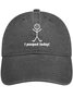 Men's /Women's I Pooped Today Graphic Printing Regular Fit Adjustable Denim Hat