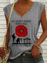Women's We Don't Know Them But We Owe Them All V Neck Casual Tank Top