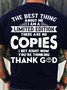 Men's Cotton The Best Thing About Me I Am A Limited Edition There Are No Copies I Bet Right Now You’re Thinking Thank God-Shirt
