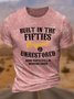 Men's Printed T-Shirt With Fifties