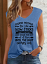 Women's Funny Word Stupid People Are Like Glow Sticks V Neck Regular Fit Tank Top