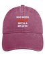 Men's /Women's Who Needs Hair With A Body Like This Graphic Printing Regular Fit Adjustable Denim Hat