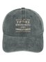 Men's /Women's Funny The Fifties Graphic Printing Regular Fit Adjustable Denim Hat